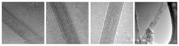 TEM Analysis TEM analysis of the as-grown BNNT