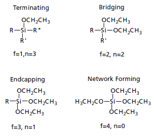 Functionality of ORMOSILs