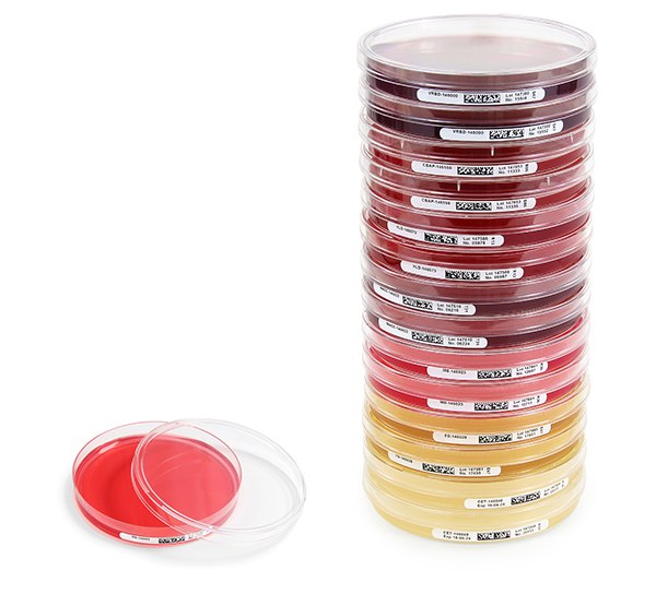 Culture media plates for microbial testing of non-sterile products Culture media plates for microbial testing of non-sterile products