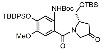 Chemical Structure of PBDCore™ Intermediate Structural formula C40H56N2O7Si2