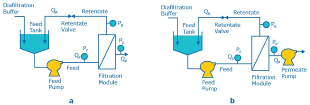 Schematic of TFF systems Schematic of TFF systems.
