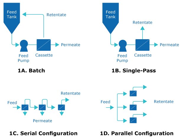 Comparison of traditional tangential flow filtration with single-pass tangential flow filtration Comparison of traditional tangential flow filtration with single-pass tangential flow filtration