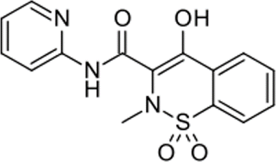 Piroxicam Chemical Structure Chemical structure of Piroxicam