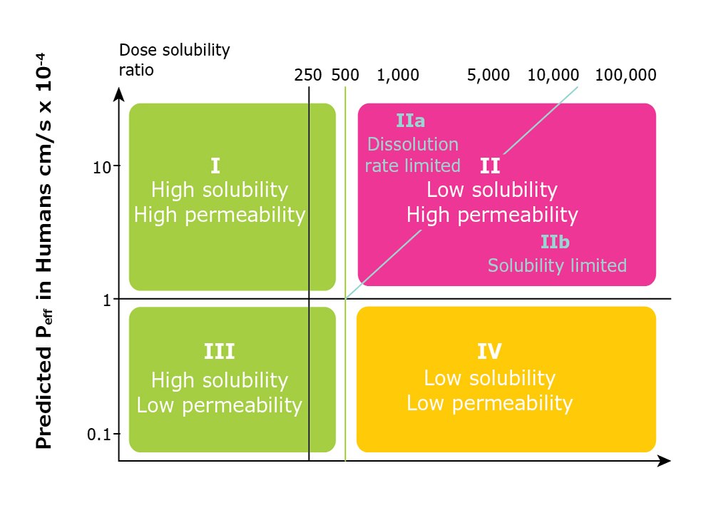 Developability Classification System The Developability Classification System for APIs adds to the Biopharmaceutical Classification System by including Class IIa for dissolution rate limited APIs and Class IIb for solubility limited APIs.