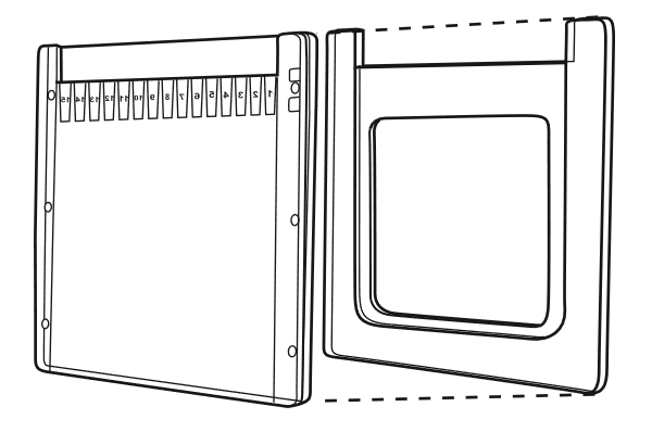 Adapter Plate Use of an mPAGE™ Adapter Plate with an mPAGE™ gel for protein electrophoresis.