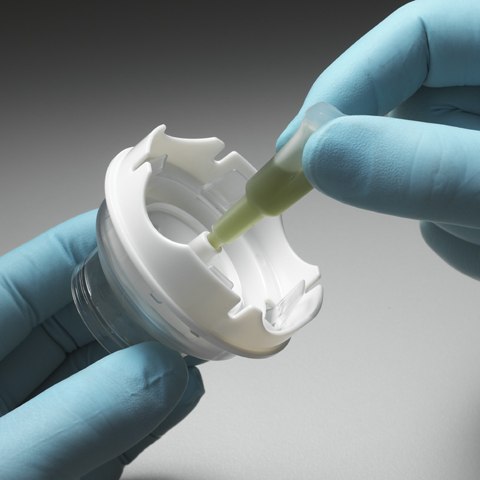 micropresure liquid media Insert growth medium via the base or inlet of the MicropreSure® monitor