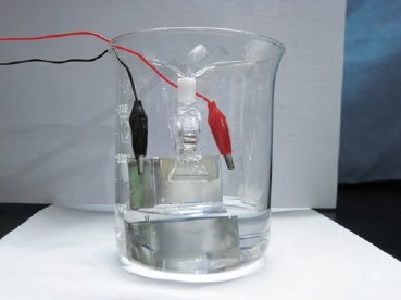 電気化学重合によるポリピロールの合成