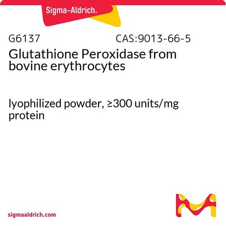 glutathione reductase sigma aldrich Sigma-Aldrich Glutathione Peroxidase from bovine erythrocytes, CAS 9013-66-5, lyophilized disulfide reductase Measurement of Glutathione as a