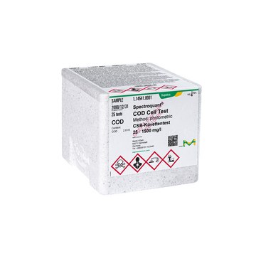COD Cell Test photometric, 25-1500&#160;mg/L (COD), Spectroquant&#174;