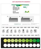 Ammonium Test 0.025-0.4 mg/L (NH4+), for use with MQuant®, colorimetric