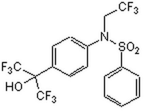 T0901317 A cell-permeable, nonsterol, benzenesulfonamide compound that acts as a highly selective and potent liver X receptor agonist (EC50 of 20 nM for LXR&#945;).