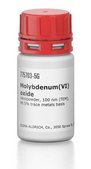 Molybdenum(VI) oxide nanopowder, 100 nm (TEM), 99.5% trace metals basis