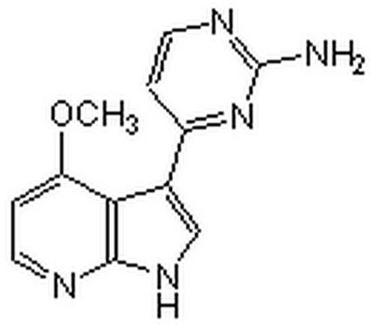 Meriolin 3 A cell-permeable, ATP site-targeting azaindolopyrimidine compound that is reported to inhibit kinase activity.