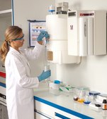 Elix® Essential Water Purification System Type 2 pure water of consistent and reliable quality from potable tap water with a flow rate of 15 L/h