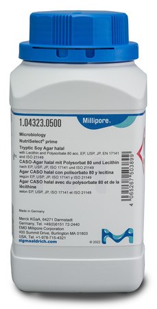 Tryptic Soy Agar (TSA) halal with Lecithin and Polysorbate 80 For