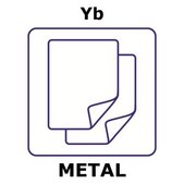 Ytterbium foil, not light tested, 25x25mm, thickness 0.005mm, as rolled, 99%