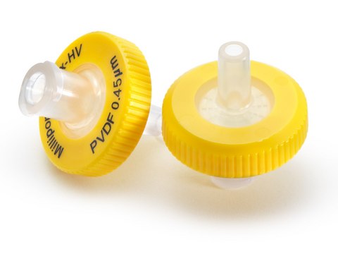 Millex™ PVDF syringe filter pore size 0.22 μm, diam. 13 mm, non-sterile, hydrophilic