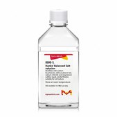 Hanks’ Balanced Salt solution Modified, with sodium bicarbonate, without phenol red, calcium chloride and magnesium sulfate, liquid, sterile-filtered, suitable for cell culture