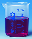 BRAND® PP beaker with spout, low form volume 400 mL