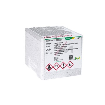 COD Cell Test for seawater / high chloride contents photometric, 50-3000&#160;mg/L (COD), Spectroquant&#174;