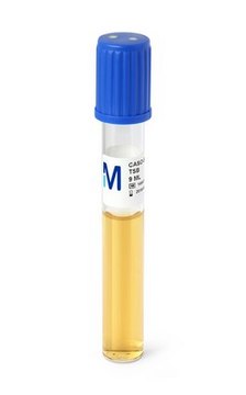 Tryptic Soy Broth- Ready-to-use Bags, Tubes & Ampoules tube capacity 25 mL, tube filling volume 15 mL, closure type, blue screw cap with 3 loci, box of 100 tubes