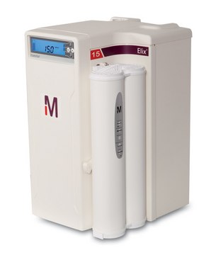 Elix® Essential Water Purification System Type 2 pure water of consistent and reliable quality from potable tap water with a flow rate of 15 L/h