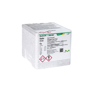 Oxygen Cell Test photometric, 0.5-12.0&#160;mg/L (O2), Spectroquant&#174;