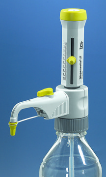 BRAND&#174; Dispensette&#174; S Organic, Digital bottle-top dispenser volume range 2.5-25&#160;mL, without recirculation valve