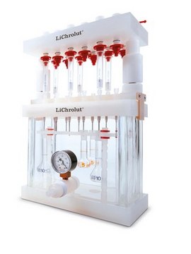LiChrolut&#174; EN (40 - 120 &#181;m) 100 mg (bottom) LiChrolut&#174; RP-18 (40 - 63 &#181;m) 200 mg (top) 6 ml standard PP-tubes package of 30&#160;tubes