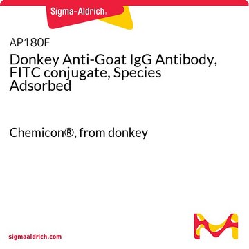 Donkey Anti-Goat IgG Antibody, FITC conjugate, Species Adsorbed Chemicon&#174;, from donkey