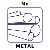 Manganese rod, 10mm, diameter 4.0mm, cast, 99.5%