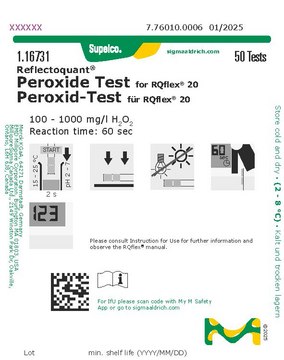 Peroxide Test reflectometric, 100-1000&#160;mg/L (H2O2), Reflectoquant&#174;