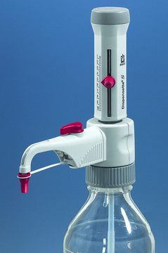 BRAND&#174; Dispensette&#174; S Analog-adjustable bottle-top dispenser volume range 10-100&#160;mL, with recirculation valve