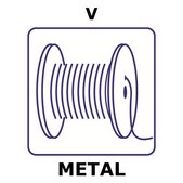 Vanadium wire reel, 0.5m, diameter 0.1mm, as drawn, 99.8%