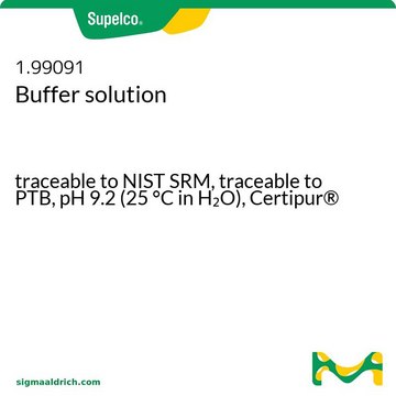 Buffer solution traceable to NIST SRM, traceable to PTB, pH 9.18 (25&#160;°C in H2O), Certipur&#174;