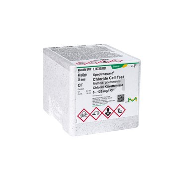 Chloride Cell Test photometric, 5-125&#160;mg/L (Cl-), Spectroquant&#174;