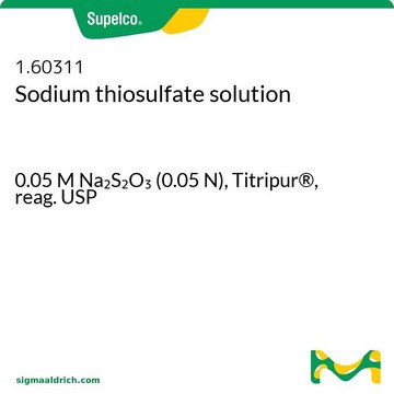 Sodium thiosulfate solution 0.05&#160;M Na2S2O3 (0.05 N), Titripur&#174;, reag. USP