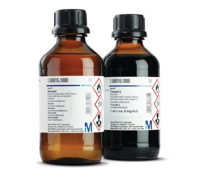 Test Kit for water determination suitable for Karl-Fischer titration, for use with AQUASTAR&#174;