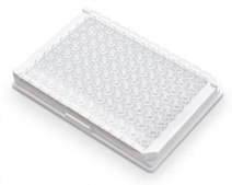 Multiscreen® 96 well Plate, solid bottom flat bottom clear polystyrene plate, non-sterile, pkg of 100 plates, medium binding surface