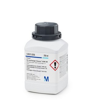 Ion exchanger Dowex 1-X8 suitable for ion chromatography