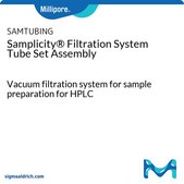 Samplicity® Filtration System Tube Set Assembly Vacuum filtration system for sample preparation for HPLC