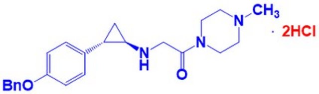 LSD1 Inhibitor IV, RN-1, 2HCl LSD1 Inhibitor IV, RN-1, HCl, is a cell-permeable potent, irreversible inhibitor of lysine specific demethylase 1 (LSD1; IC50 = 70 nM in a HRP-coupled assay using H3K4Me2 peptide substrate).