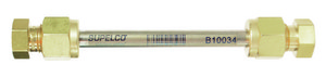 Carbotrap® 300 O.D. × L 1/4 in. × 3 1/2 in., stainless steel TD tube, Sealed with Brass Endcaps, preconditioned, pkg of 10 ea
