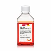 RPMI-1640 Medium With sodium bicarbonate, without L-glutamine, liquid, sterile-filtered, suitable for cell culture