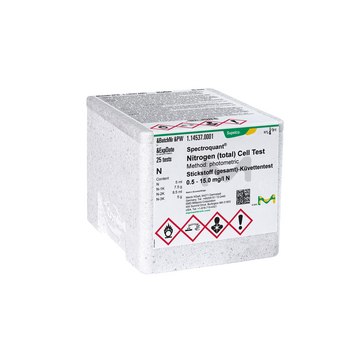 Nitrogen (total) Cell Test photometric, 0.5-15.0&#160;mg/L (N), Spectroquant&#174;