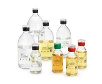 Clear Thioglycollate Medium bottle capacity 125 mL, bottle filling volume 100 mL, closure type, Red screw cap with septum and protector, pack of 12 bottles