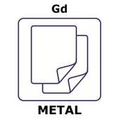 Gadolinium foil, thickness 0.25 mm, size 100 × 100 mm, purity 99%