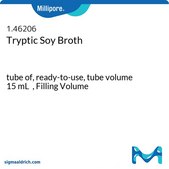Tryptic Soy Broth- Ready-to-use Bags, Tubes &amp; Ampoules tube capacity 25 mL, tube filling volume 15 mL, closure type, blue screw cap with 3 loci, box of 100 tubes