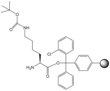 H-Lys(Boc)-2-ClTrt resin Novabiochem&#174;