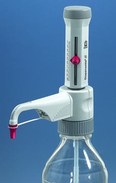 BRAND&#174; Dispensette&#174; S Analog-adjustable bottle-top dispenser volume range 0.2-2&#160;mL, without recirculation valve